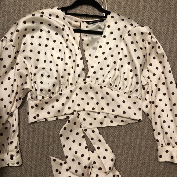 ZARA Cropped Blouse - Picture 5 of 6